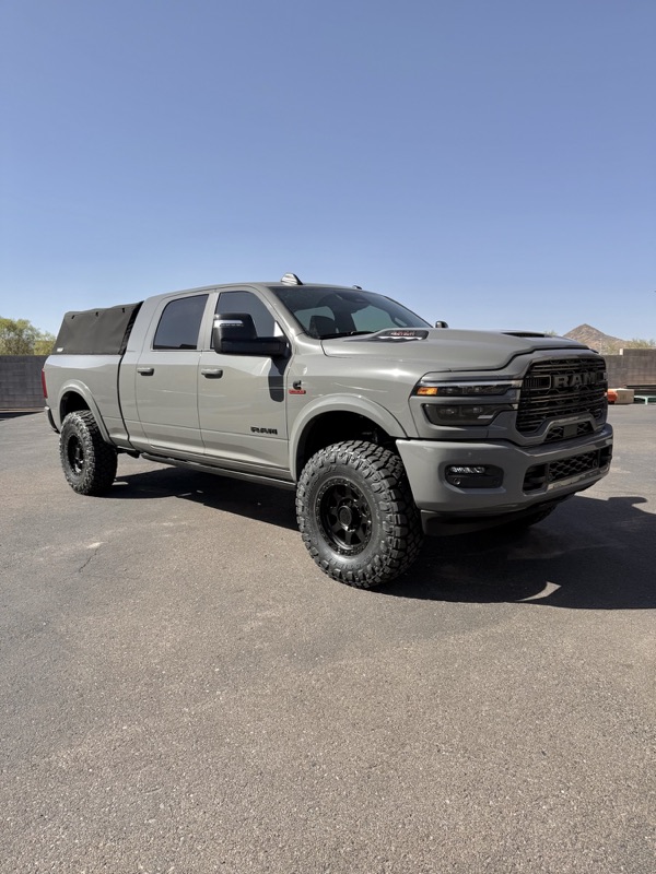 Gray Ram 2500 Cummins lifted
